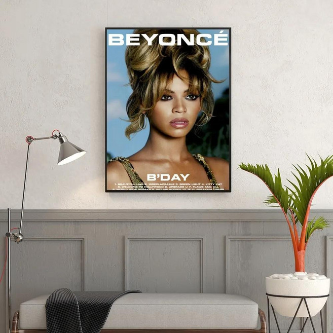 레트로 비욘세 포스터 자기 접착 아트 크래프트 종이 스티커 룸 카페 빈티지 장식 그림, E. 42x30 No Frame, 10. z1, 1개