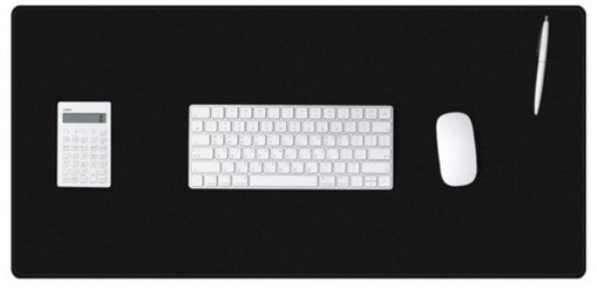 레토 가죽 마우스 장패드 800 x 400 mm LMP002XLC, 7개, 블랙