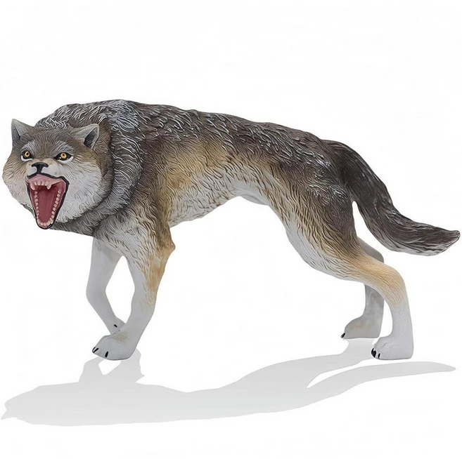 Gemini&Genius Dire Wolf Animals 액션 피규어 장난감 늑대 226683, 다이어 울프 - 쿠팡