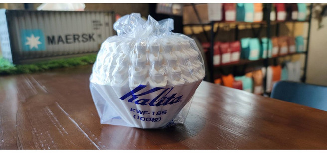 貝勒拉芙 日本 Kalita 185 漂白 波浪型濾紙 蛋糕型濾紙 (100入) - 1-4人份, 1個