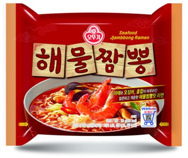 오뚜기 해물짬뽕 120g, 32개