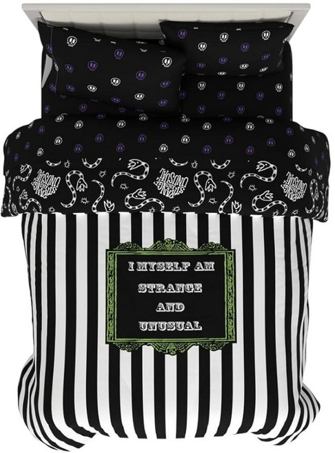 프랑코 MON 온chhichi Bedding 5피스 트윈 침구 세트 부드럽고 아늑한 향수를 불러 일으키는 양면 이불 및 시트 샴 포함 공식 라이선스 제품 Franco