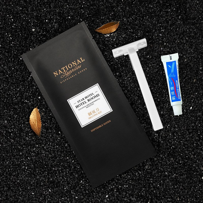 輕便簡易雙層雙刃刮鬍刀 男士剃鬍刀 旅行出差旅館民宿贈品 帶潤滑條 一次性刮鬍刀, 1個, 拋棄式刮鬍刀