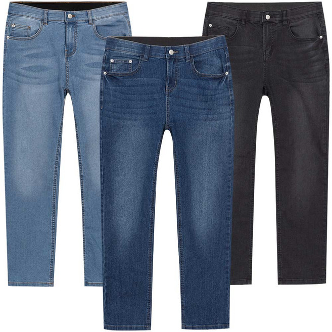 (당일발송)9부 매직밴딩 워싱 강력스판 청바지 바지 팬츠