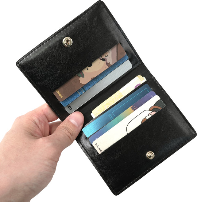 몬텔로 데일리 스냅버튼 카드지갑