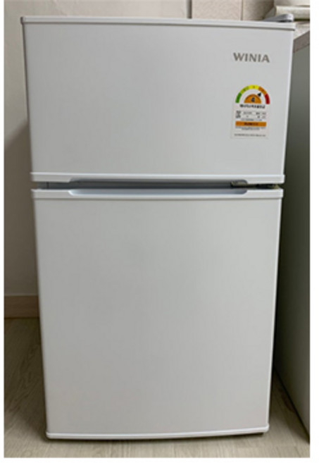 위니아 소형 냉장고 2도어 87L, 화이트, WRT087BW(A)