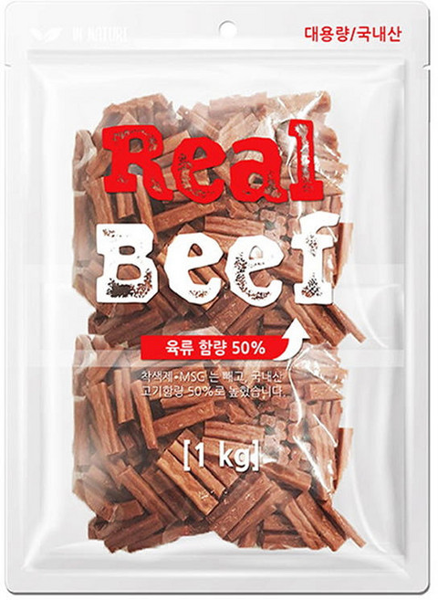 인네이쳐 리얼 국내산 비프져키 1kg, 1개