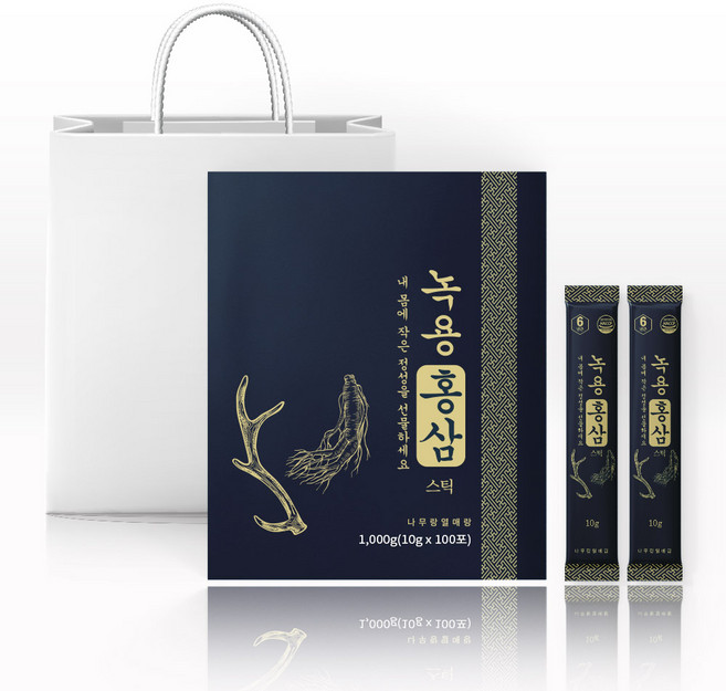 나무랑열매랑 녹용홍삼스틱, 100회분, 1박스