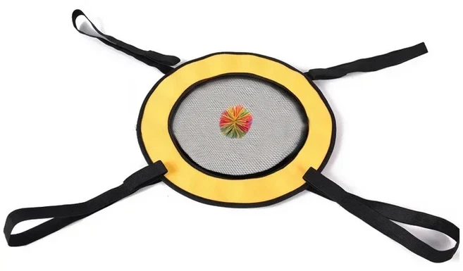 두사람 대화 형 던지기 및 잡기 게임 야외 재미 스포츠 부모 자녀 장난감 손 눈 조정 감각, 02 yellow, 02 yellow