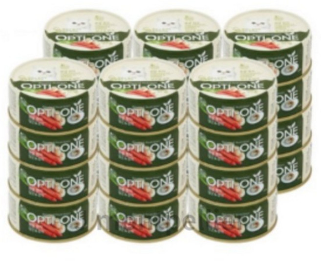 사조 옵티원 흰살참치 고양이 간식캔 90g, 2종 믹스(당근+감자), 48개