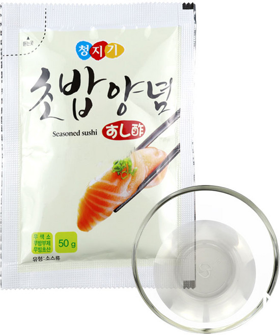 청지기 초밥 양념 45g 식초 / 소스 / 초대리 / 단촛물 / 일회용, 1개, 50g