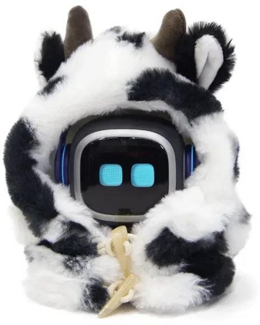 이모 로봇 애완 동물 지능형 컴패니언 AI 감성 소통 가정 데스크탑 장난감 크리스마스 선물 미래, 02 Cow (only clothes)