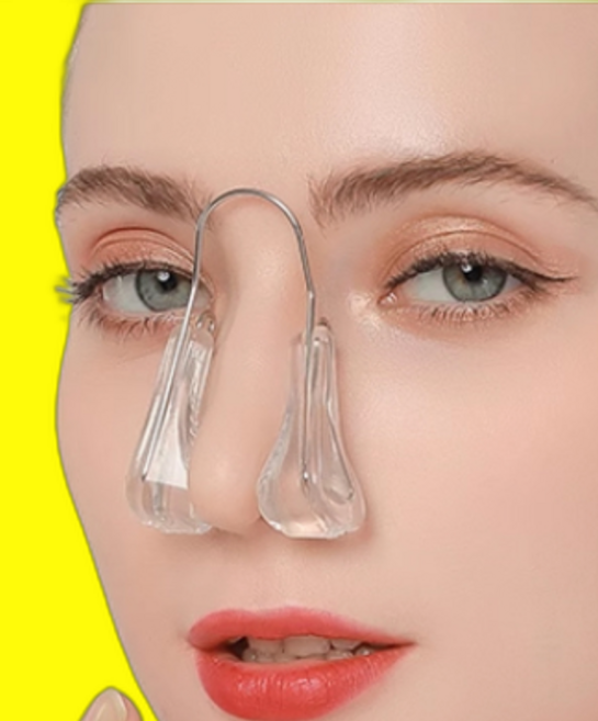 코볼축소 콧볼축소기마사지 매부리코교정 휜코교정기 복코마사지 오똑코교정기, 2개, 투명