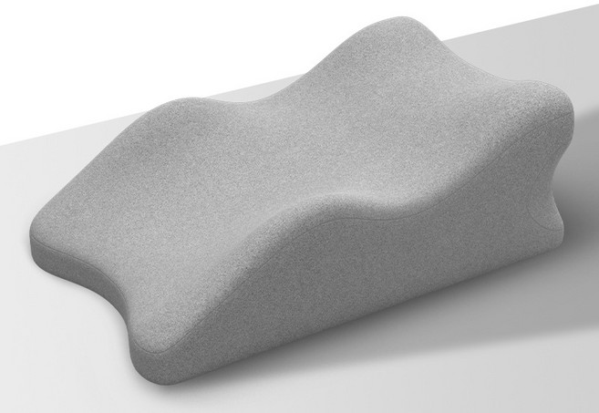Sgirl 프리미엄 대형 메모리폼 다리베개 경추베개 각도조절 쿠션 수면베개 엎드리는 안락쿠션, 연한 그레이, 1개, 연한 그레이