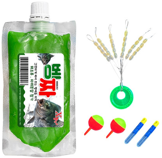 별난낚시 필살 벵에돔 벵짜 130g 벵에돔경단 130g +악동목줄찌 세트 찌스토퍼 벵에돔, 1개, 벵짜130g + 악동 B홀더 세트