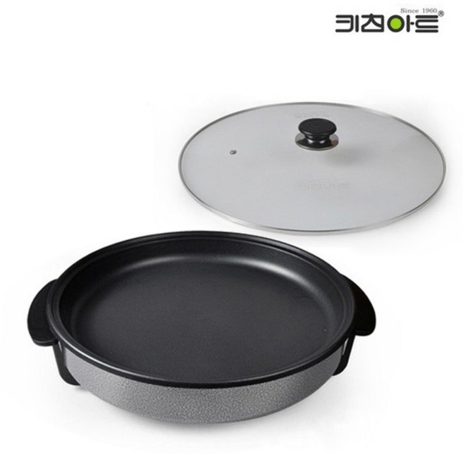 키친아트 다용도 피자팬 42cm 초대형 전기팬 그릴팬, 없음