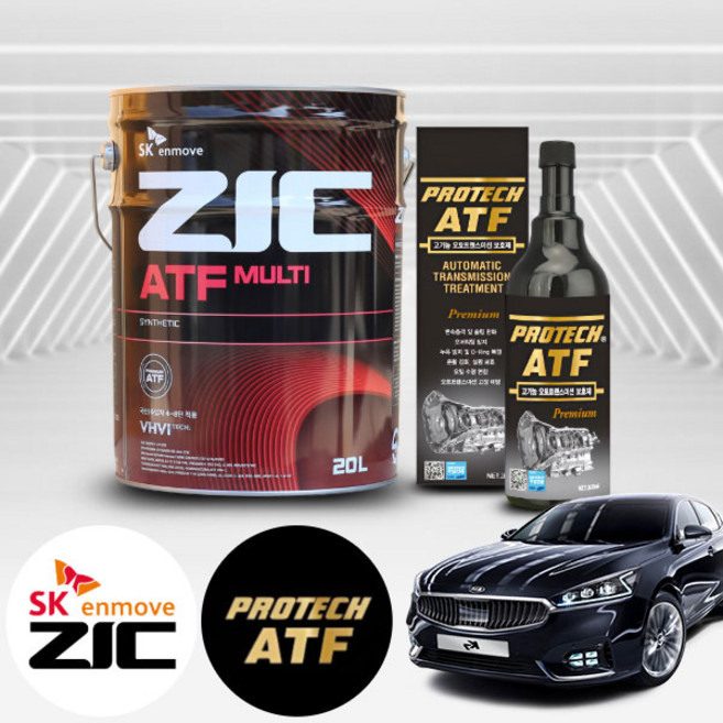 기아 K7(올뉴)(16~) 2.4 가솔린 지크 ATF 멀티 미션오일 20L+프로텍 미션보호제