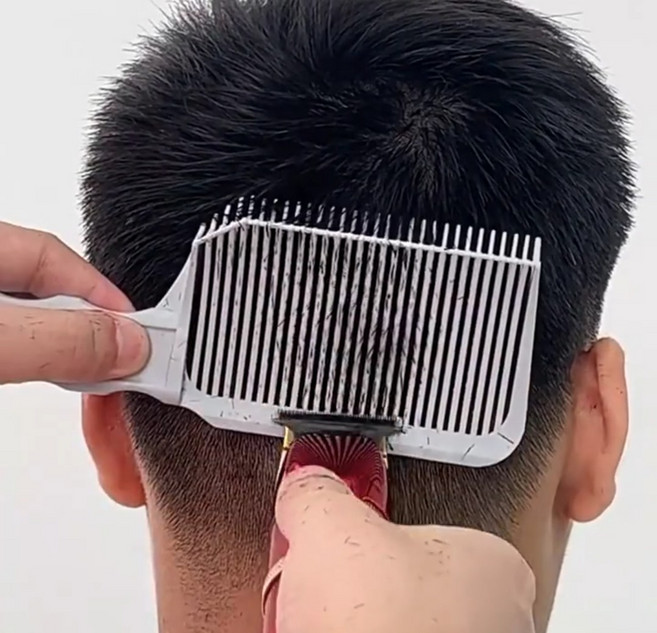 셀프이발빗 바리깡 가이드 커트빗 각도빗, 1개