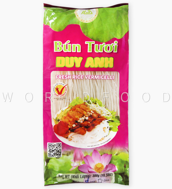 월드푸드 베트남 쌀국수 두이안 분토이 1.0mm 라이스 버미셀리 BUN TUOI 300g, 1개