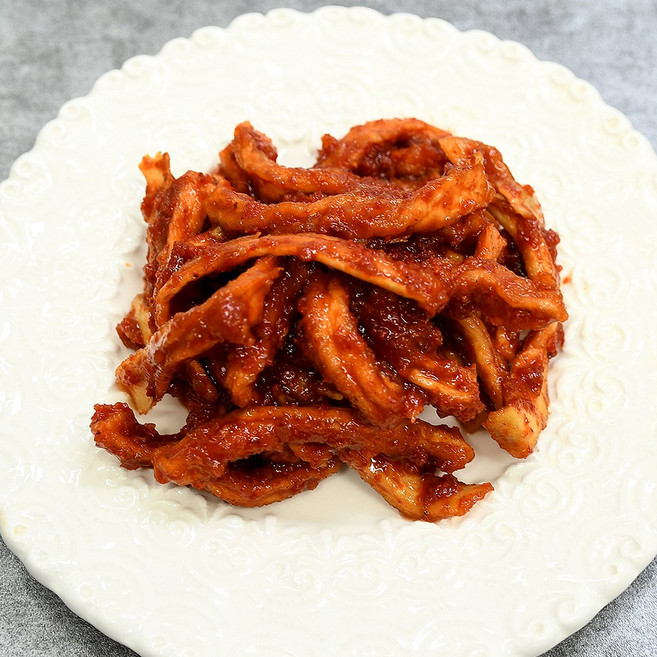 [밥상애찬] 국내산 무말랭이무침 250g 오그락지, 1개
