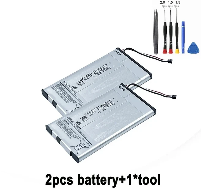 소니 Ps Vita 배터리 2210mAh 교체용 플레이스테이션 PS PCH-1001PCH-1101 SP65M용 툴 키트, 03 2pcs