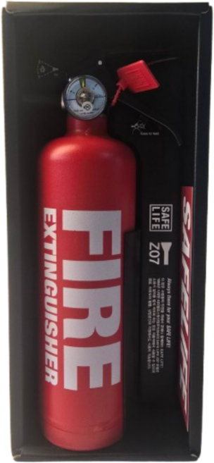 세이프라이프 차량용소화기 Z07 그레이 0.7kg, 1개, SAFE 레드