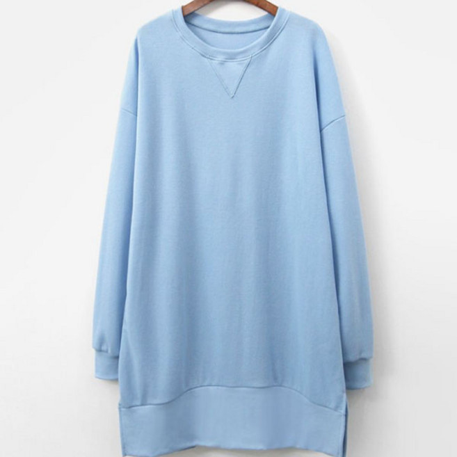 세라제이 데일리 오버 맨투맨 롱티셔츠