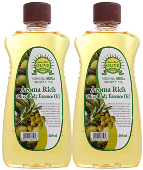 아로마리치 로즈 바디에센스 오일 올리브, 2개, 465ml