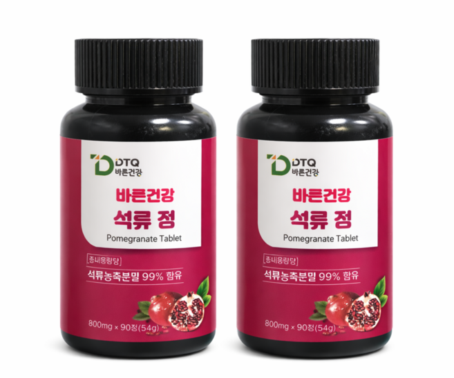 닥터Q 대용량 석류 콜라겐 석류농축 99% 600mg 90 정, 2개, 90정