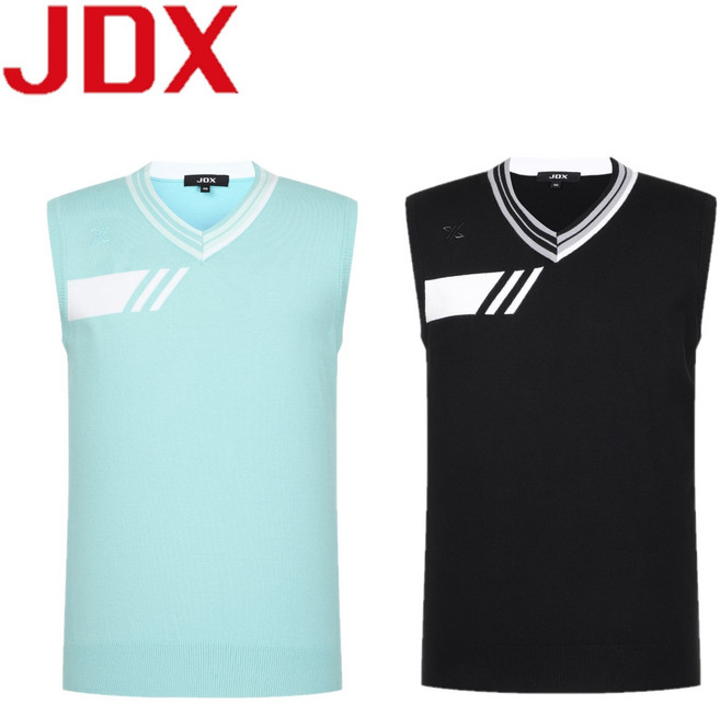 JDX 제이디엑스 25년 봄맞이 특가대전!! 남성 배색 브이넥 베스트 X1SVWZ1361