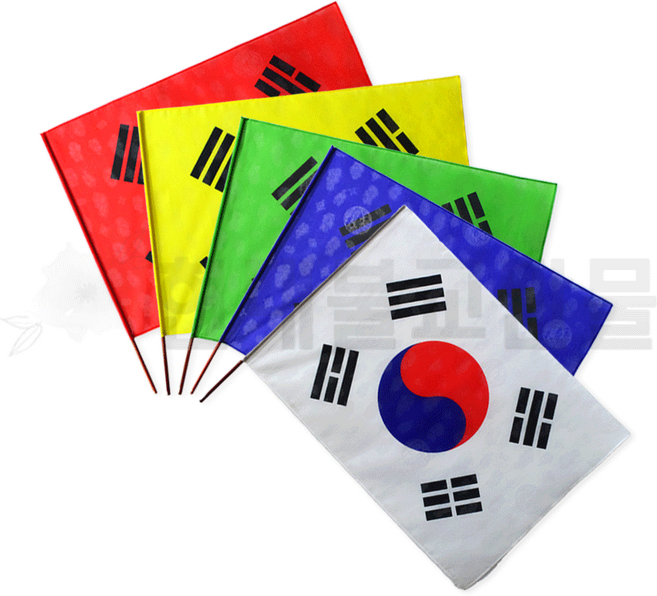 오방 태극기 깃발 SET, 소 49x31x44(cm), 1개