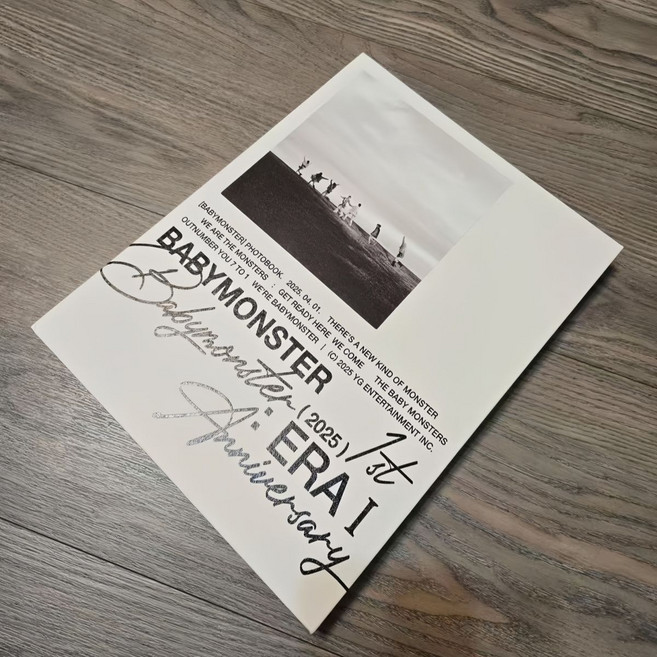 BABYMONSTER 寶怪 一周年紀念冊 PB寫真專輯, 1個, 寶怪 一周年紀PB專（送特典卡）