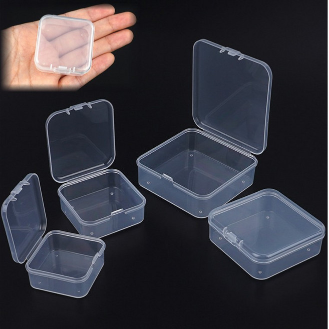 재군만세 사각 케이스 4.5 7.5CM 다용도투명박스, 1개