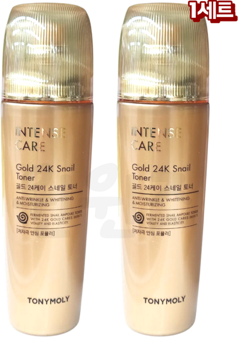 인텐스 케어 골드 스네일 컨디션 토너, 2개, 140ml