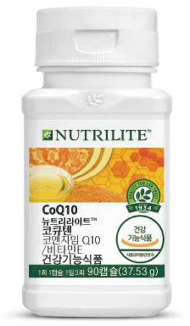 암웨이 뉴트리라이트 코큐텐 90캡슐 항산화작용 혈압감소도움 영양제 건강기능식품, 90정, 1 - 쿠팡