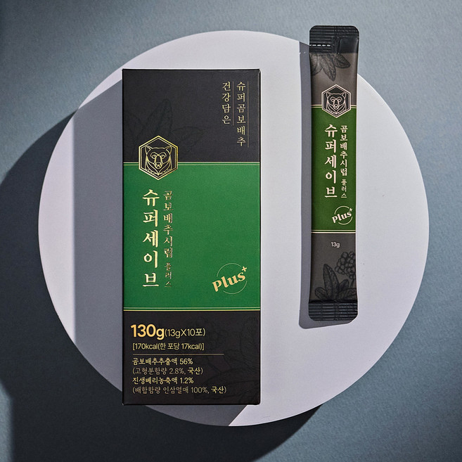 슈퍼세이브 곰보배추시럽플러스 스틱 곰보배추출액 56% 국내산 야생차 13g x 10포, 1박스, 10개입