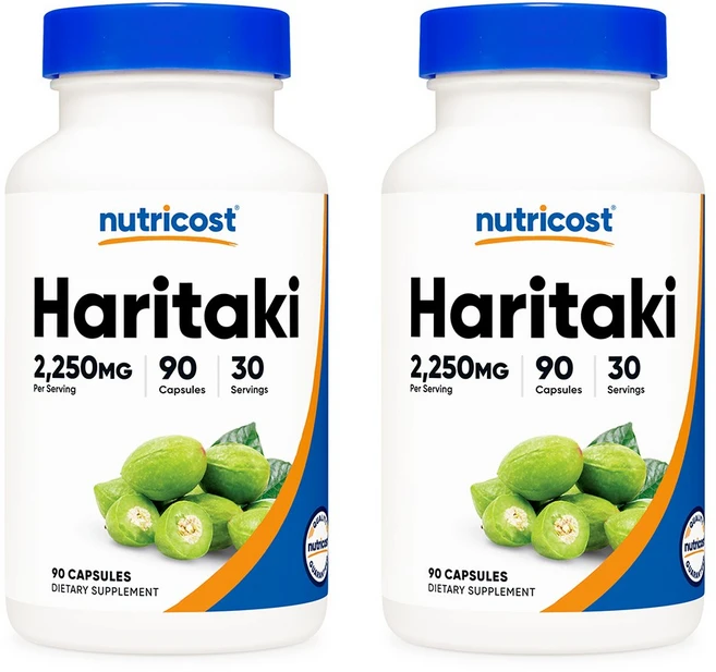 뉴트리코스트 하리타키 가자나무 2250MG 캡슐 90정 2병, 2개 - 쿠팡