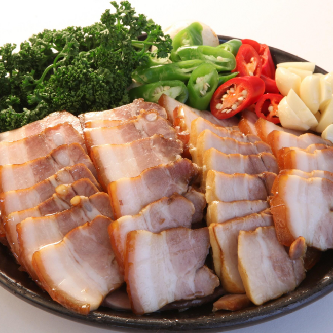 우주 보쌈수육 450g이상 에이푸드원 영양만점 한방 등산 낚시 캠핑 혼술 야식 안주, 1세트, 1kg