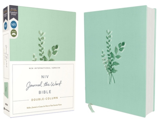 Niv Journal the Word Bible Double-Column Cloth Over Board Teal Red Letter Edition Comfort Prin... Hardcover, Zondervan