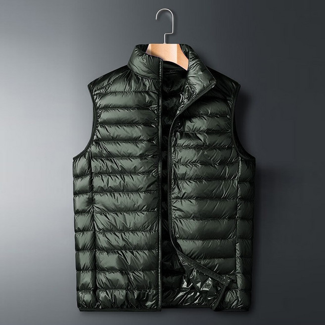 JDUDS 羽絨背心外套 立領防風馬甲