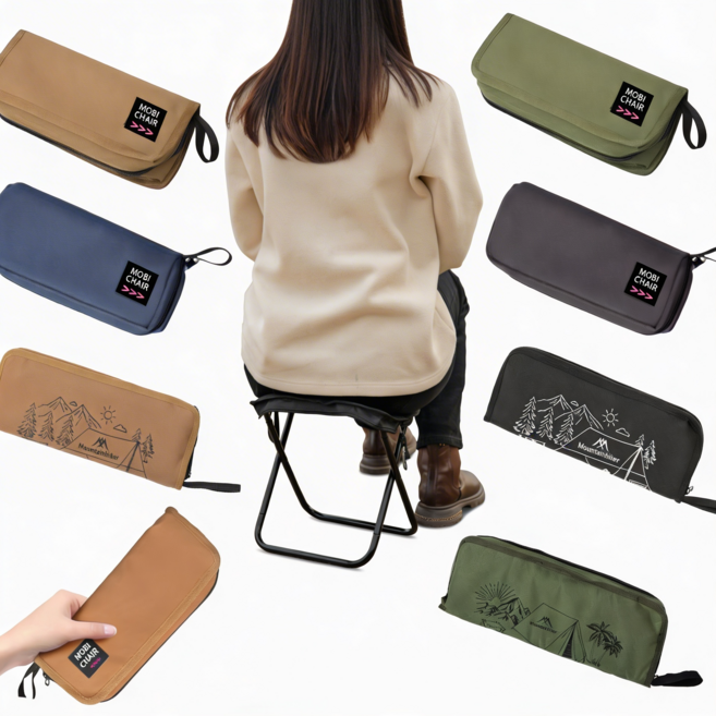 모비체어 엉덩이 편한 휴대용 의자, 1개, 그레이