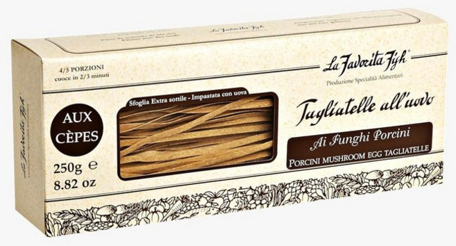 프랑스 라 파보리타 La Favorita 달걀 & 포르치니 버섯 탈리아텔레, 4개, 250g