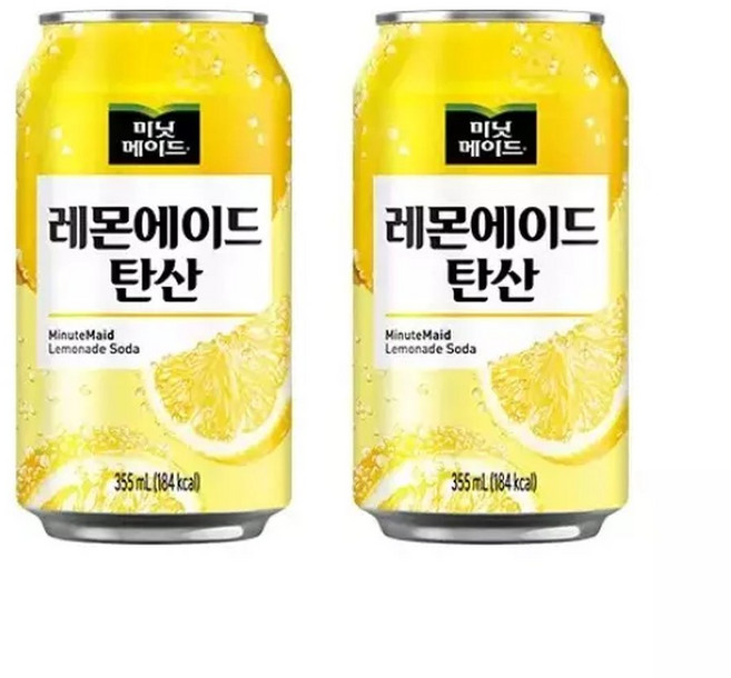 [본사직영] 미닛메이드 레몬에이드 탄산 355CAN X24, 24개, 355ml