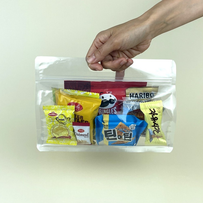 [선물.Dream]골프 세미나 체육대회 등산 간식꾸러미 단체여행 손잡이미니지퍼백, 1개