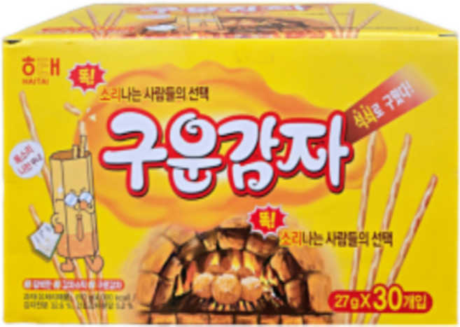 해태 구운감자 스틱 과자, 810g, 1개