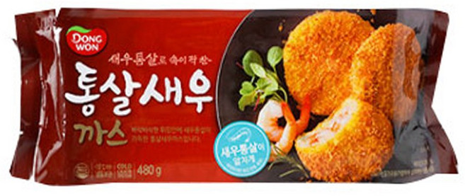 동원 통살새우까스 480g, 1개