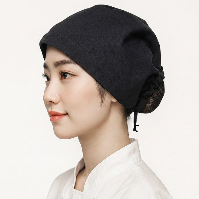 수미 린넨두건 / 주방캡 위생 모자 / 김수미두건