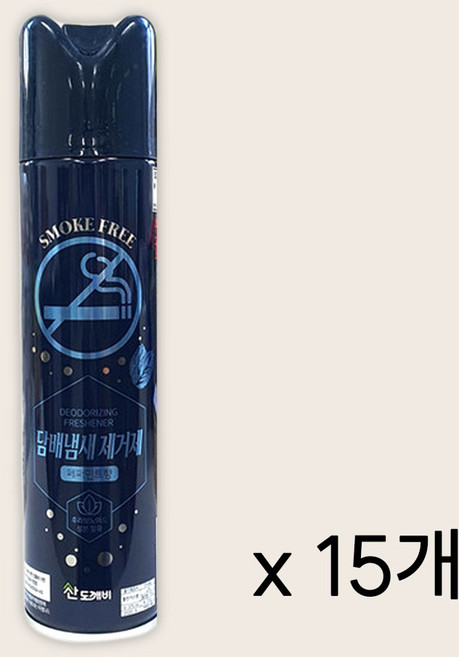 산도깨비 공기청향제 냄새제거제 탈취청향제 탈취제 실내용 방향제, 300ml, 15개