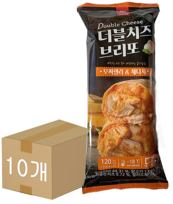 천일식품 더블치즈 브리또 120g 10개