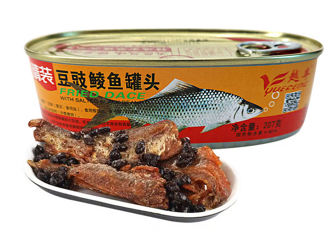 (배터짐) 중국식품 월봉파이 두시황어 통조림 생선조림 황어통조림, 207g, 1개